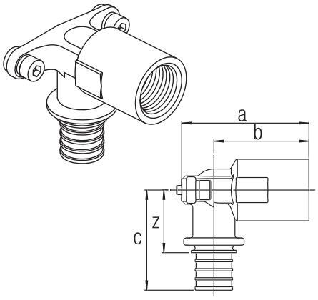 �������� ��������� Rehau Rautitan ������� �� 16-Rp1/2