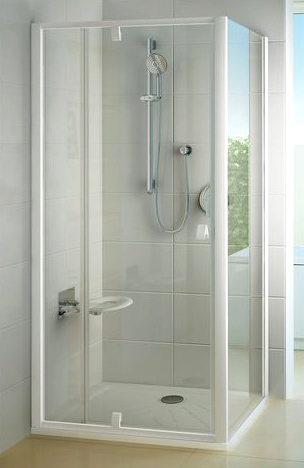 Душевой уголок Ravak PDOP2-120 + PPS-90 профиль белый Душевой уголок Ravak PDOP2-120 + PPS-90 профиль белый