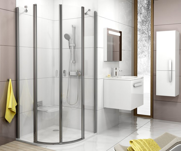   Ravak Chrome CSKK4-90 Transparent,  