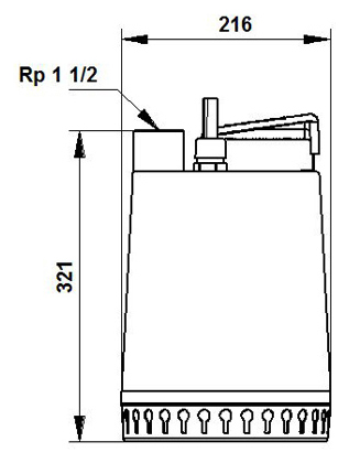   Grundfos AP 12.40.08.1 . 10m