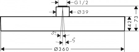   Hansgrohe Rainfinity 26231700