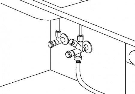  Grohe WAS 41070000  3/8"