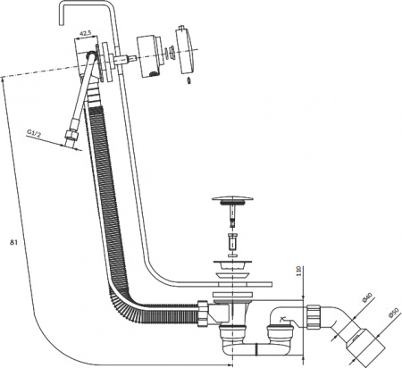 - Omnires TK122-PLUS-3.43+64-SBL 