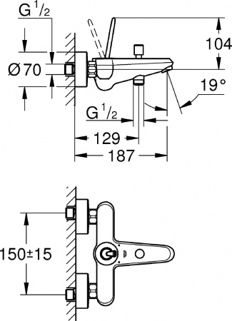  Grohe Eurodisc joy 23431000    