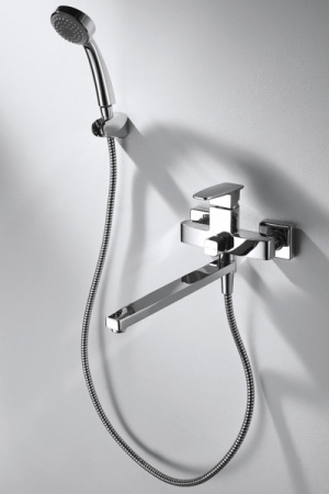 Смеситель Bravat Riffle F672106C-LB универсальный