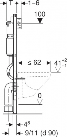 �������� Geberit Renova Compact 500.122.TC.R