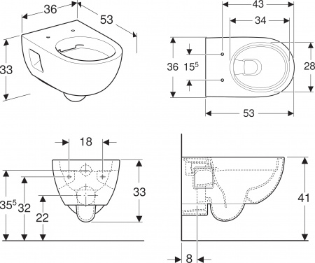 ������ ��������� Geberit Renova Premium