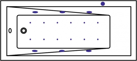   Excellent Wave Slim WAEX.WAV16S.RELAX 160x70