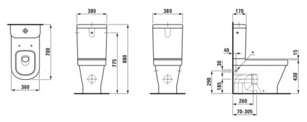 - Laufen LB3 2468.4.000.000.1