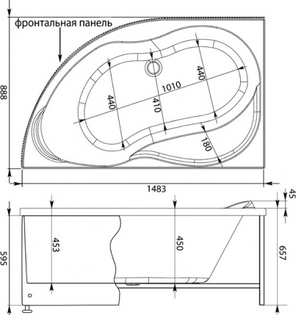   Aquanet Graciosa 00205325 150x90 L  