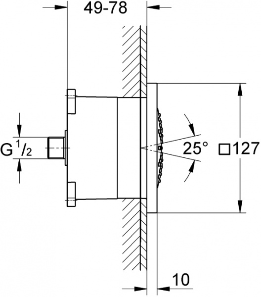   Grohe Rainshower F-Series 5 27251A00