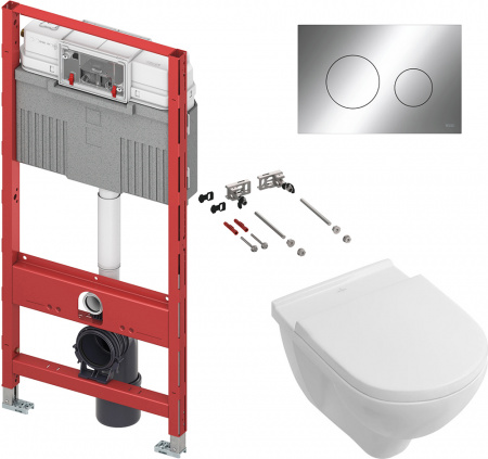     Villeroy & Boch O.Novo 5660HR01 alpin,  +     TECE TECEprofil 9380014 +     TECE TECEprofil Uni 2.0 9300302 +  