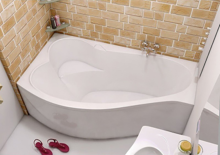 Акриловая ванна Marka One Gracia 150x90 L Акриловая ванна Marka One Gracia 150x90 L