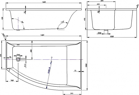   Vagnerplast Veronela 160x105 R  