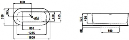 ����� �� �������������� ����� Laufen Val 2.3028.2.000.000.1