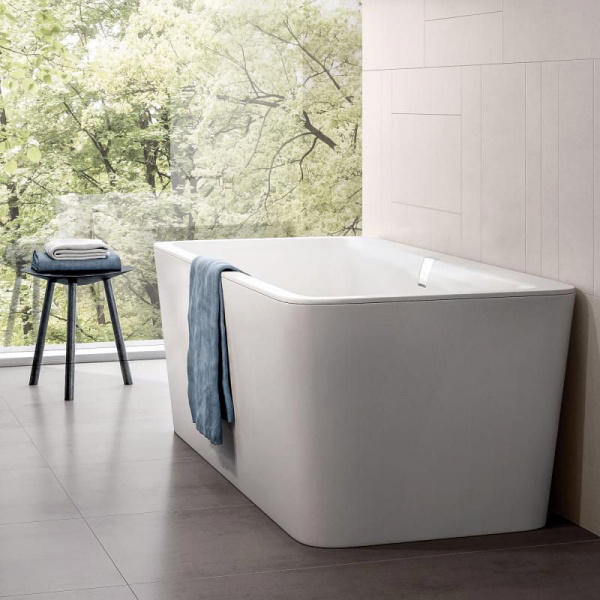   Villeroy & Boch Squaro Edge 12 UBQ180SQE9T2V-RW 180x80,    , stone white