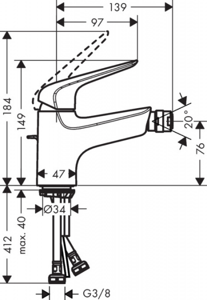  Hansgrohe Novus 71142000  