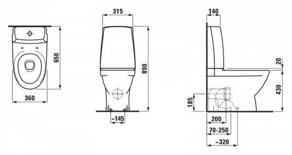 - Laufen Pro 8.2795.2.000.780.1