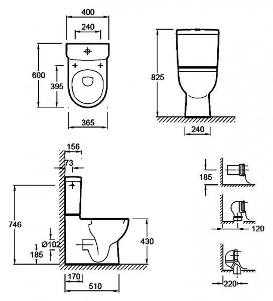 - Jacob Delafon Odeon Up 18558W