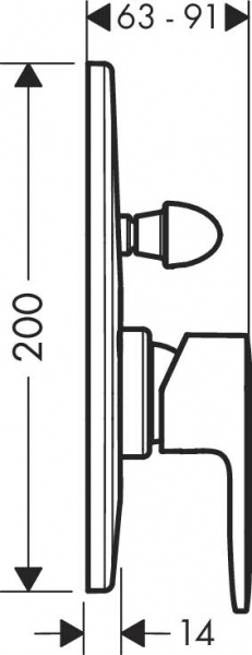  Hansgrohe Vernis Blend 71449670    , 