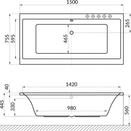   Excellent Pryzmat 150x75