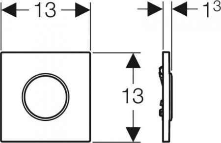    Geberit Sigma 10 116.015.KJ.1  