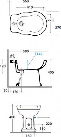   Globo Paestum PA009.BI*1