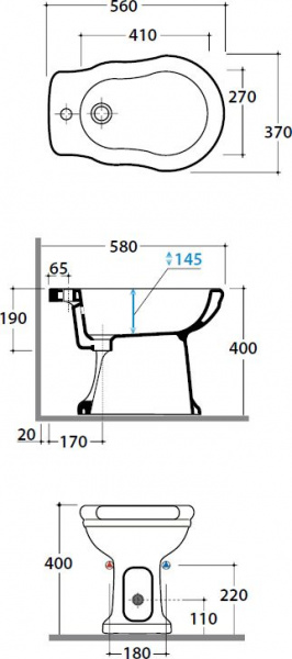   Globo Paestum PA009.BI*1