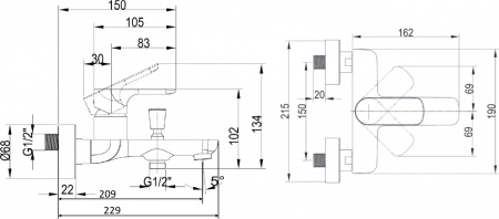  Villeroy & Boch O.novo TVT10400100061    
