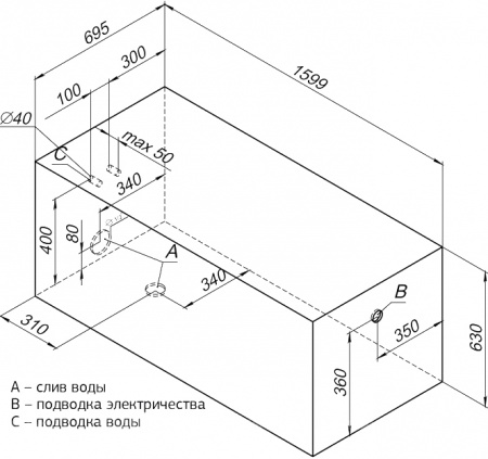 ��������� ����� Aquanet Roma 160�70