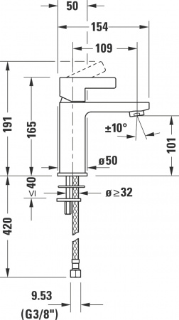  Duravit D-Neo DE1021002010  , EcoStart