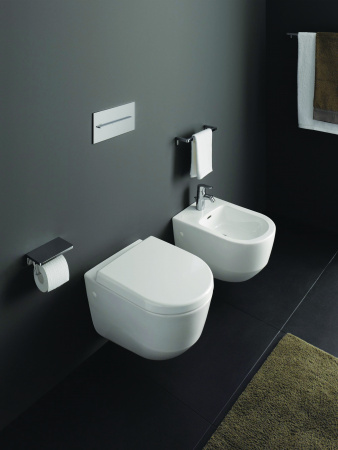 Унитаз подвесной Laufen Pro Rimless 8.2096.5.000.000.1 укороченный Унитаз подвесной Laufen Pro Rimless 8.2096.5.000.000.1 укороченный