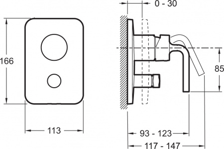  Jacob Delafon Purist E98721-CP    