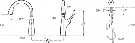  Jacob Delafon Suzanne E72511-CP   