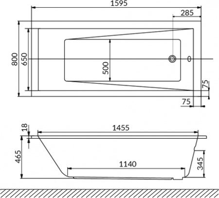   Excellent Wave Slim WAEX.WAV160.80S.NANO 160x80