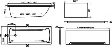   Ravak Classic 150x70