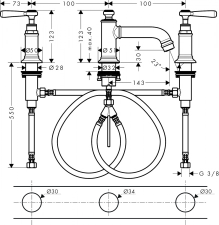  Axor Montreux 16535000  , 