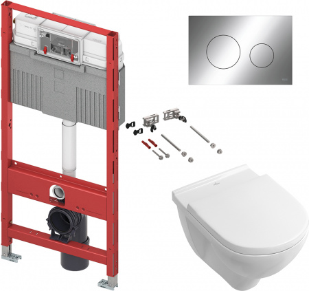     Villeroy & Boch O.Novo 5660 H101 alpin +     TECE TECEprofil 9380014 +     TECE TECEprofil Uni 2.0 9300302 +  