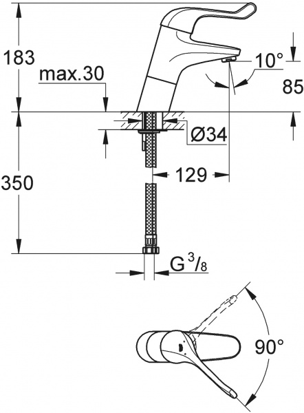  Grohe Euroeco Special Relaunch 32790000  