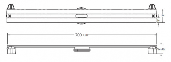  Berges Wasserhaus Super Slim 091153 70   .  