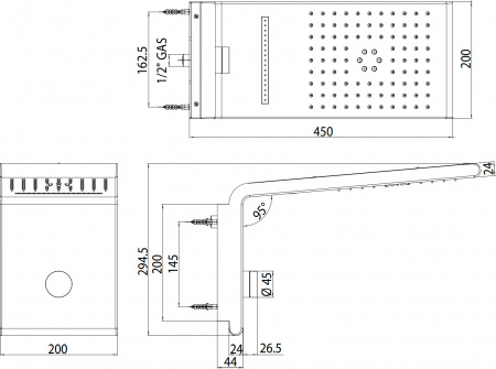   Bossini Syncro-Neb 3 Sprays I00590.030 