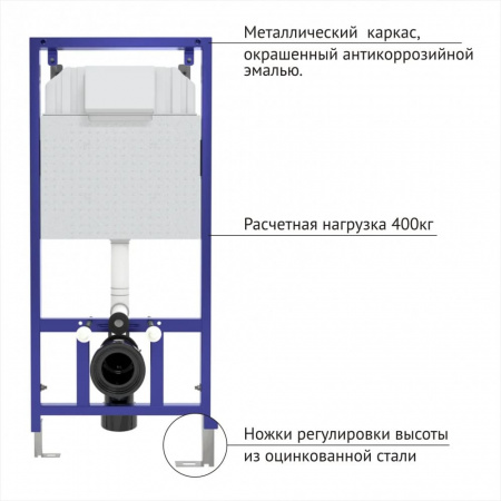 Инсталляция NOVUM 525, кнопка F5, унитаз OKUS, сиденье дюропласт Toma Slim SO 043273 Инсталляция NOVUM 525, кнопка F5, унитаз OKUS, сиденье дюропласт Toma Slim SO 043273