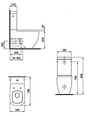 - Laufen Palomba 2480.6.000.000.1