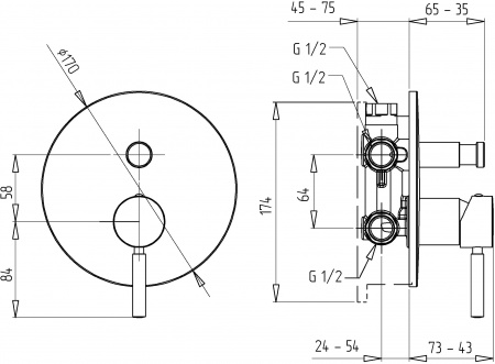  Migliore Fortis ML.FRT-5272.CR   ,    