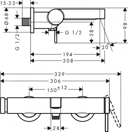  Hansgrohe Finoris 76420000    , 