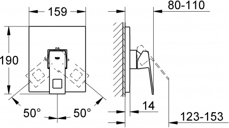  Grohe Eurocube 19898000  