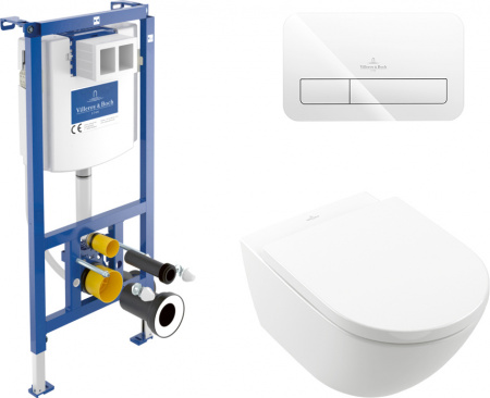 ��������  ������ ��������� Villeroy & Boch Subway 3.0 4670TS01 alpin, ������� � ����������� + ������� ����������� ��� �������� Villeroy & Boch 92242700 + ����