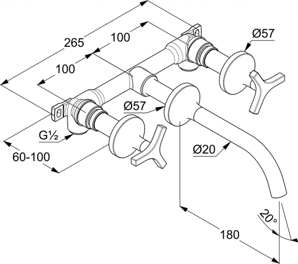  Kludi Nova Fonte Deco 201440539   ,  