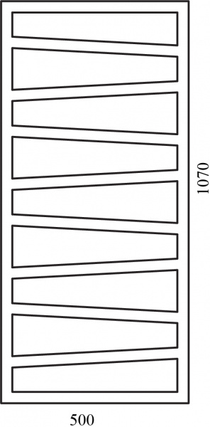   Terma Zigzag+KTX4 50x107 , 600W