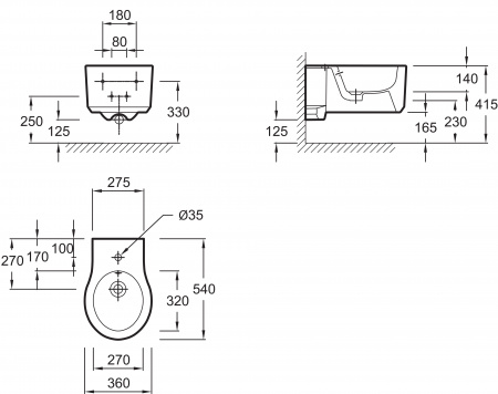   Jacob Delafon Viragio E4774